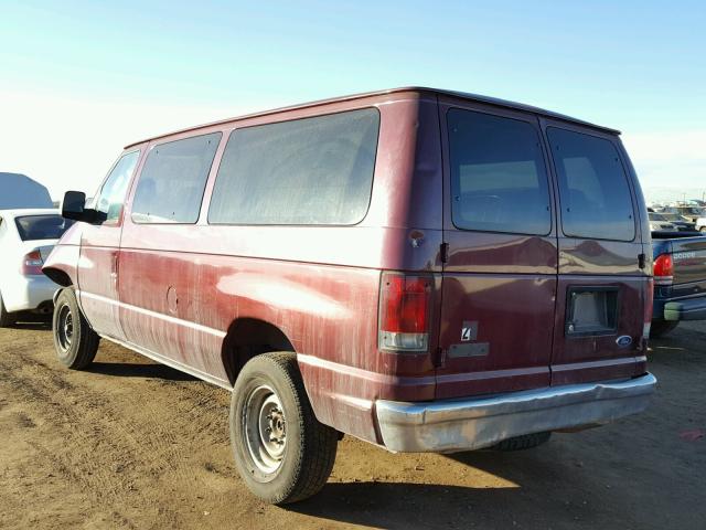 1FBNE31L76DA56007 - 2006 FORD ECONOLINE BURGUNDY photo 3