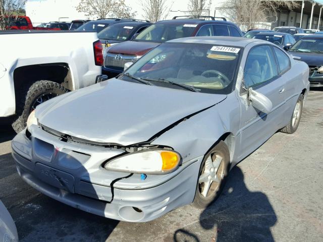 1G2NW12E0YM790122 - 2000 PONTIAC GRAND AM G SILVER photo 2