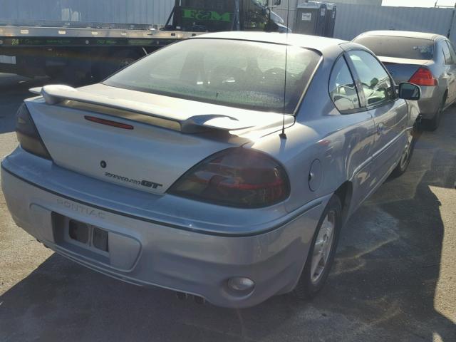 1G2NW12E0YM790122 - 2000 PONTIAC GRAND AM G SILVER photo 4