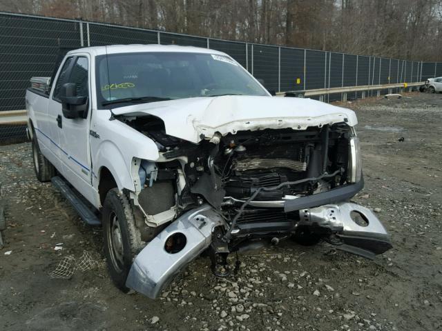 1FTVX1ET4EKF78401 - 2014 FORD F150 SUPER WHITE photo 1