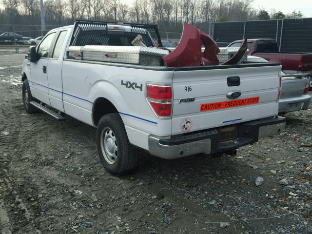 1FTVX1ET4EKF78401 - 2014 FORD F150 SUPER WHITE photo 3