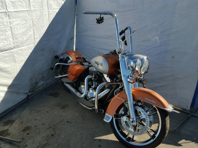 1HD1FBM11EB660771 - 2014 HARLEY-DAVIDSON FLHR ROAD ORANGE photo 1