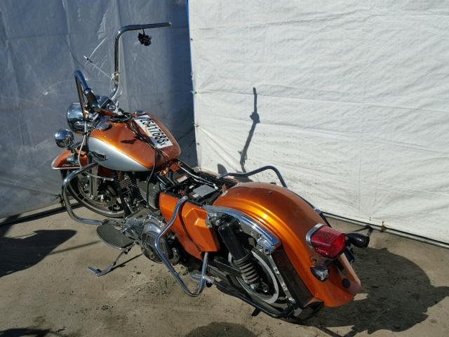 1HD1FBM11EB660771 - 2014 HARLEY-DAVIDSON FLHR ROAD ORANGE photo 3