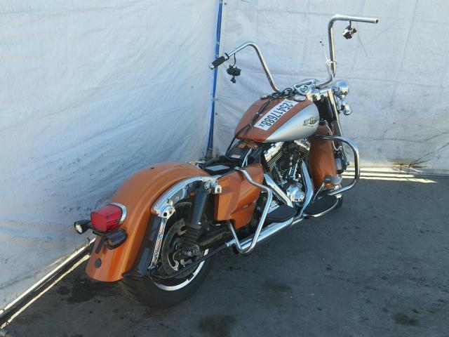 1HD1FBM11EB660771 - 2014 HARLEY-DAVIDSON FLHR ROAD ORANGE photo 4