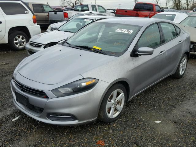 1C3CDFBB5GD538560 - 2016 DODGE DART SXT GRAY photo 2