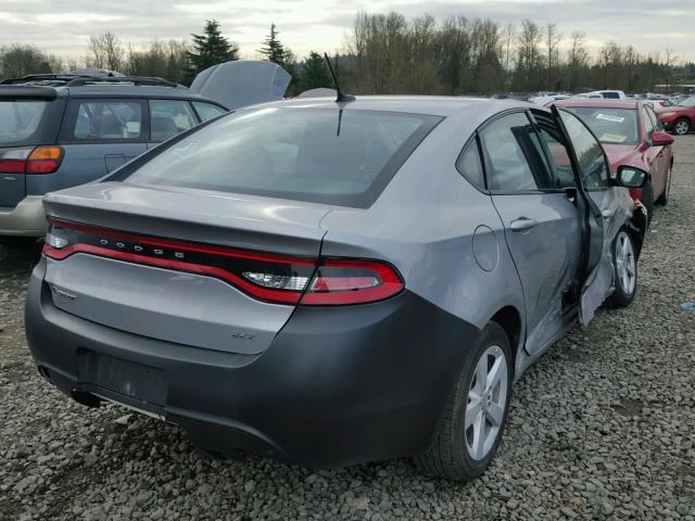 1C3CDFBB5GD538560 - 2016 DODGE DART SXT GRAY photo 4