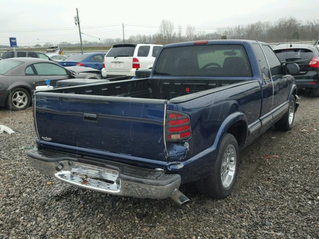 1GCCS19H338123335 - 2003 CHEVROLET S TRUCK S1 BLUE photo 4