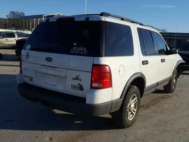 1FMZU73K73UB53971 - 2003 FORD EXPLORER X WHITE photo 4