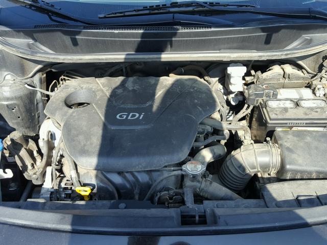 KNADM5A37C6015718 - 2012 KIA RIO LX Սև լուսանկար 7