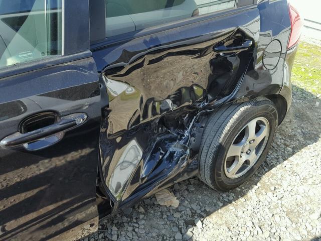 KNADM5A37C6015718 - 2012 KIA RIO LX Սև լուսանկար 9