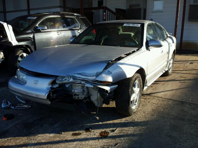 1G3NL52E01C153075 - 2001 OLDSMOBILE ALERO GL SILVER photo 2