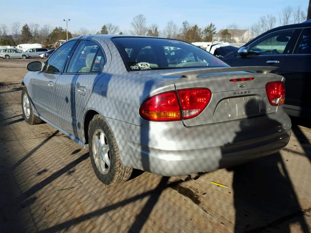 1G3NL52E01C153075 - 2001 OLDSMOBILE ALERO GL SILVER photo 3