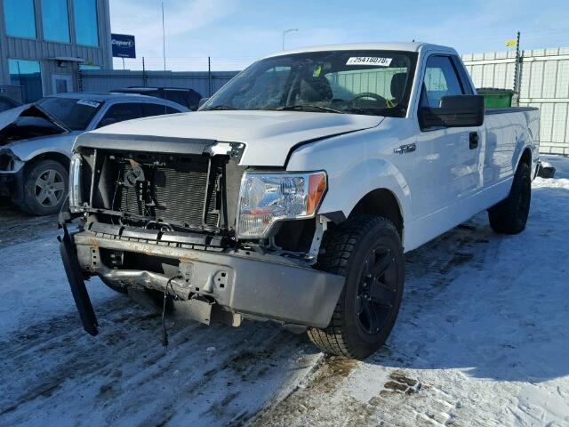 1FTMF1CW0AKE06419 - 2010 FORD F150 WHITE photo 2