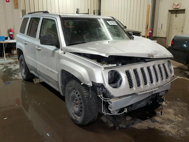 1C4NJRAB8CD618879 - 2012 JEEP PATRIOT SILVER photo 1