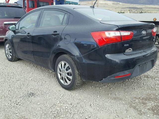KNADM4A37F6504179 - 2015 KIA RIO LX Սև լուսանկար 3