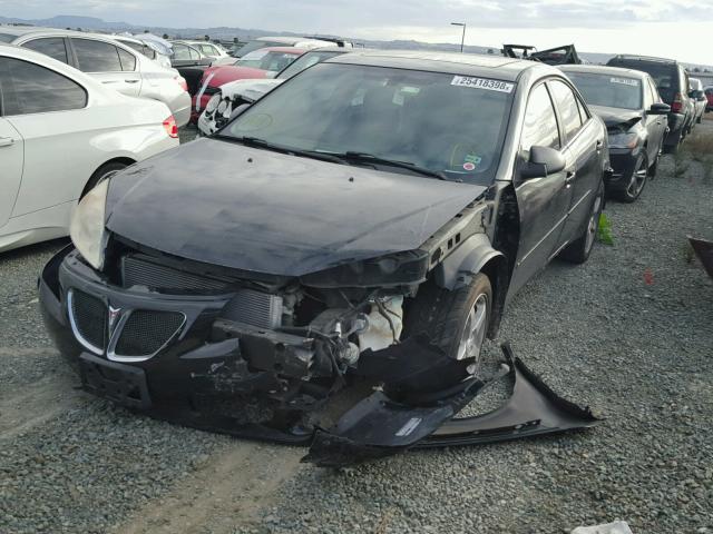 1G2ZG58N374181585 - 2007 PONTIAC G6 BASE BLACK photo 2