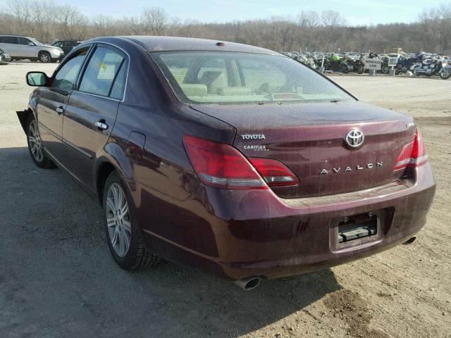 4T1BK36B79U351339 - 2009 TOYOTA AVALON XL MAROON photo 3