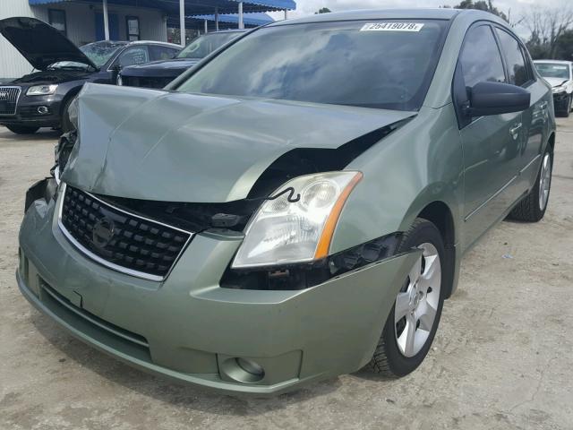 3N1AB61E08L741441 - 2008 NISSAN SENTRA 2.0 GREEN photo 2