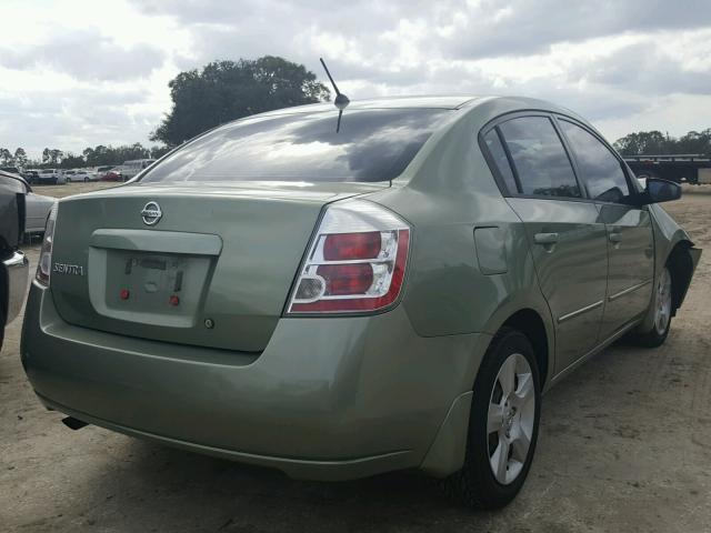 3N1AB61E08L741441 - 2008 NISSAN SENTRA 2.0 GREEN photo 4