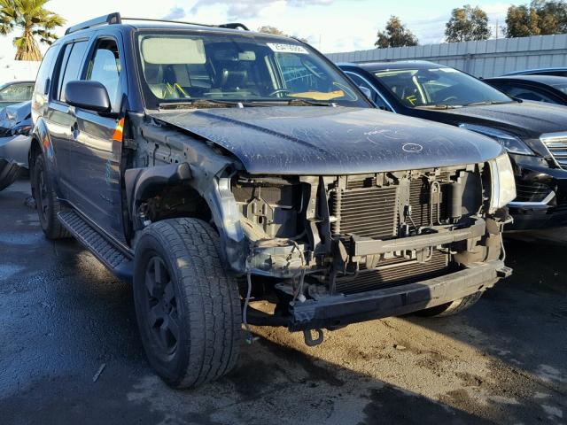 5N1AR18W67C604455 - 2007 NISSAN PATHFINDER BLUE photo 1