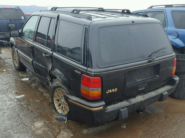 1J4GZ78S0SC556856 - 1995 JEEP GRAND CHER BLACK photo 3