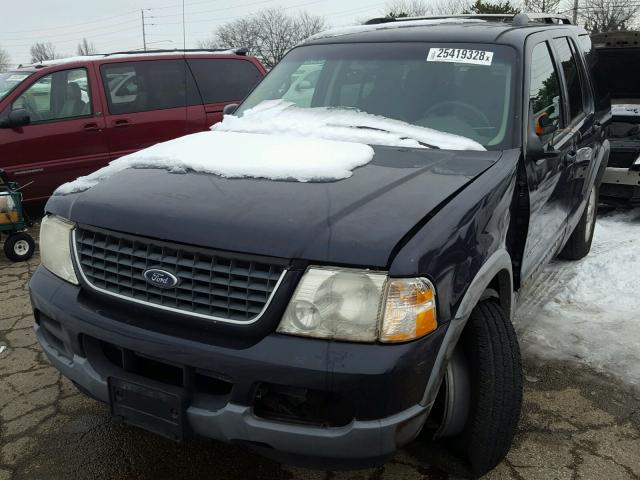 1FMZU73E52UA24037 - 2002 FORD EXPLORER X BLACK photo 2