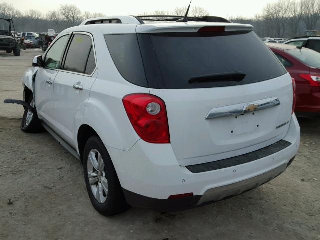 2CNALPEC0B6384147 - 2011 CHEVROLET EQUINOX LT WHITE photo 3