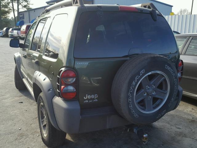 1J8GL38K86W285607 - 2006 JEEP LIBERTY RE 绿色 照片 3