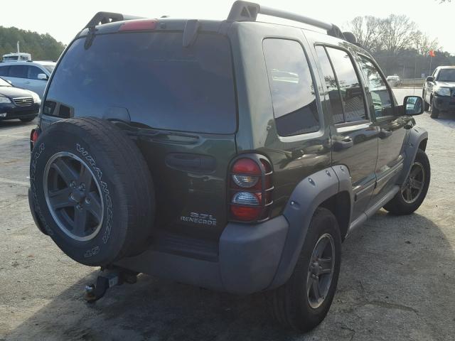 1J8GL38K86W285607 - 2006 JEEP LIBERTY RE 绿色 照片 4