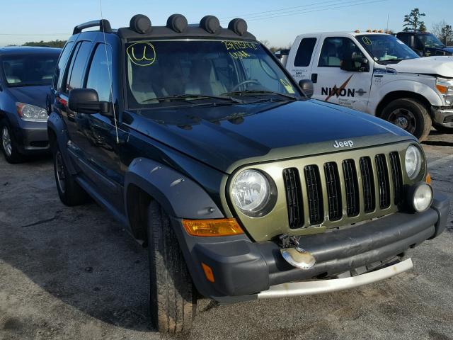 1J8GL38K86W285607 - 2006 JEEP LIBERTY RE 绿色 照片 9