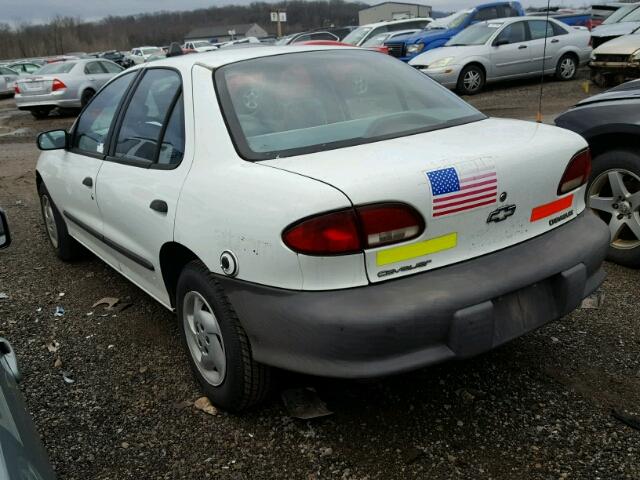 3G1JC5247VS861631 - 1997 CHEVROLET CAVALIER WHITE photo 3