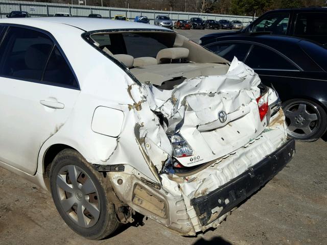 4T1BE46K49U809755 - 2009 TOYOTA CAMRY BASE WHITE photo 9