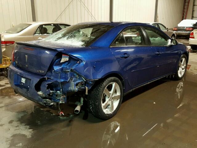 1G2ZM577974245592 - 2007 PONTIAC G6 GTP BLUE photo 4