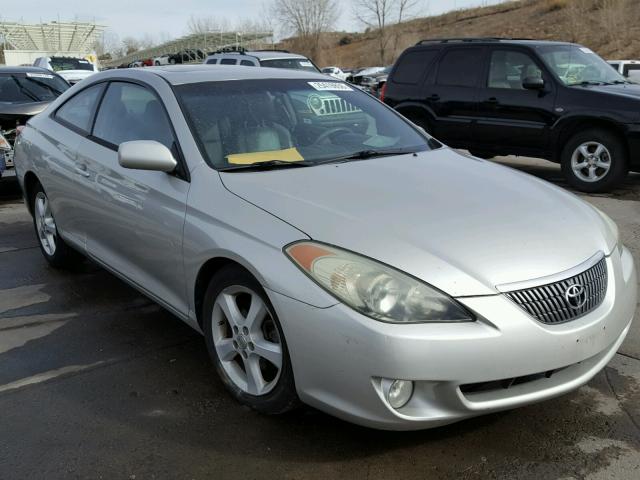 4T1CA38P94U017807 - 2004 TOYOTA CAMRY SOLA SILVER photo 1