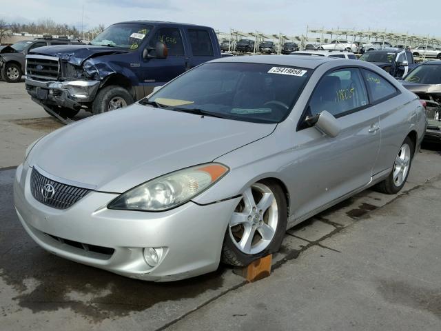 4T1CA38P94U017807 - 2004 TOYOTA CAMRY SOLA SILVER photo 2