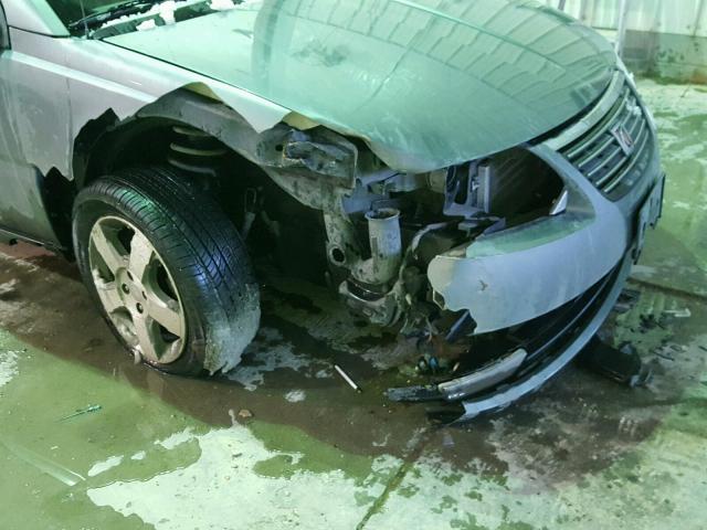 1G8AL55F57Z189413 - 2007 SATURN ION LEVEL GRAY photo 10