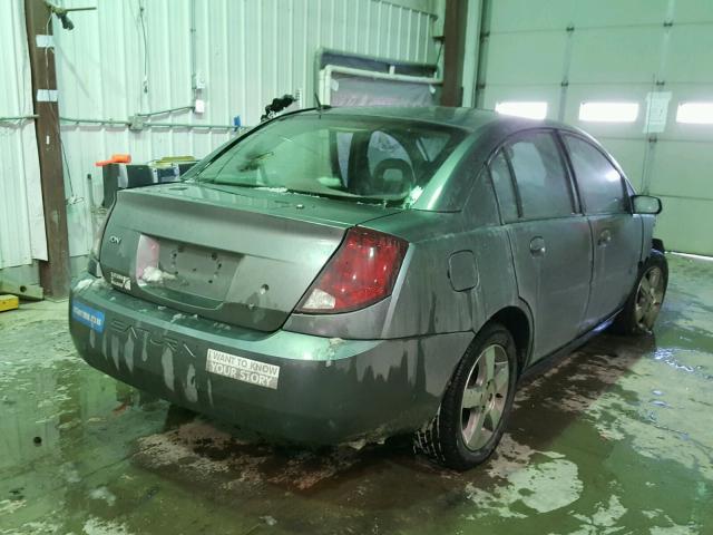 1G8AL55F57Z189413 - 2007 SATURN ION LEVEL GRAY photo 4