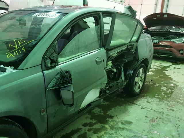 1G8AL55F57Z189413 - 2007 SATURN ION LEVEL GRAY photo 9