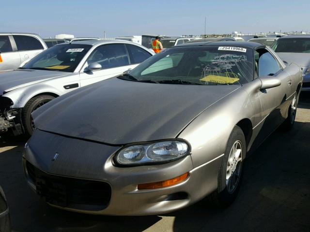 2G1FP22K512130106 - 2001 CHEVROLET CAMARO TAN photo 2