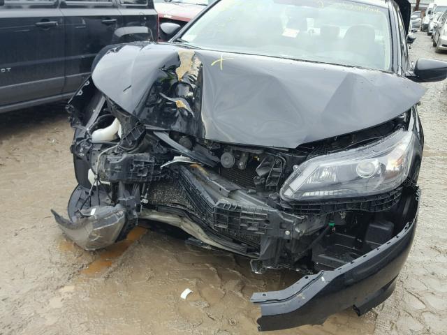 1HGCR2F32EA217178 - 2014 HONDA ACCORD LX BLACK photo 9