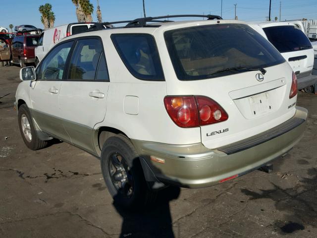 JT6GF10U3Y0047676 - 2000 LEXUS RX 300 WHITE photo 3