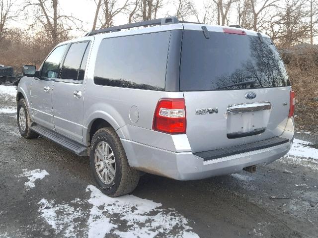 1FMJK1H55CEF11677 - 2012 FORD EXPEDITION SILVER photo 3
