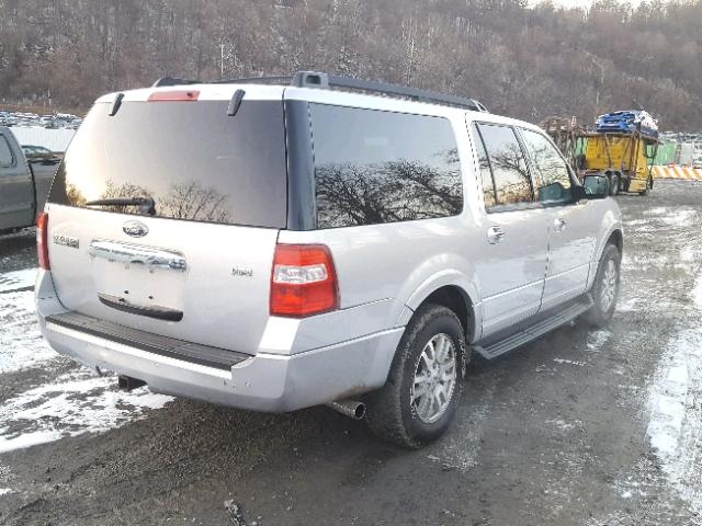 1FMJK1H55CEF11677 - 2012 FORD EXPEDITION SILVER photo 4