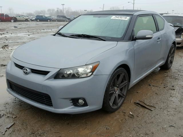 JTKJF5C78D3046391 - 2013 TOYOTA SCION TC 灰色 照片 2