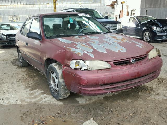 1NXBR12E6XZ211179 - 1999 TOYOTA COROLLA VE RED photo 1