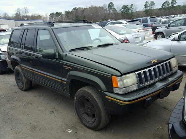 1J4GZ78S9SC626175 - 1995 JEEP GRAND CHER GREEN photo 1