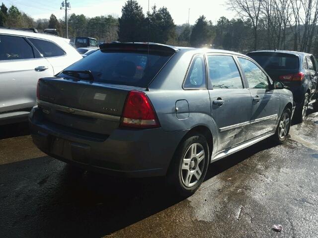 1G1ZT61866F266045 - 2006 CHEVROLET MALIBU MAX CHARCOAL photo 4
