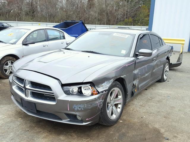 2B3CL3CG9BH513181 - 2011 DODGE CHARGER CHARCOAL photo 2