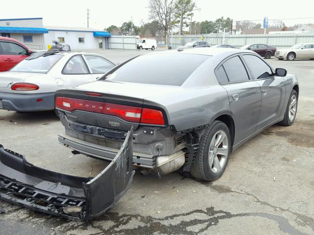 2B3CL3CG9BH513181 - 2011 DODGE CHARGER CHARCOAL photo 4