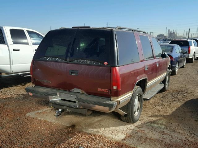 1GKEK13R5XJ803976 - 1999 GMC DENALI RED photo 4